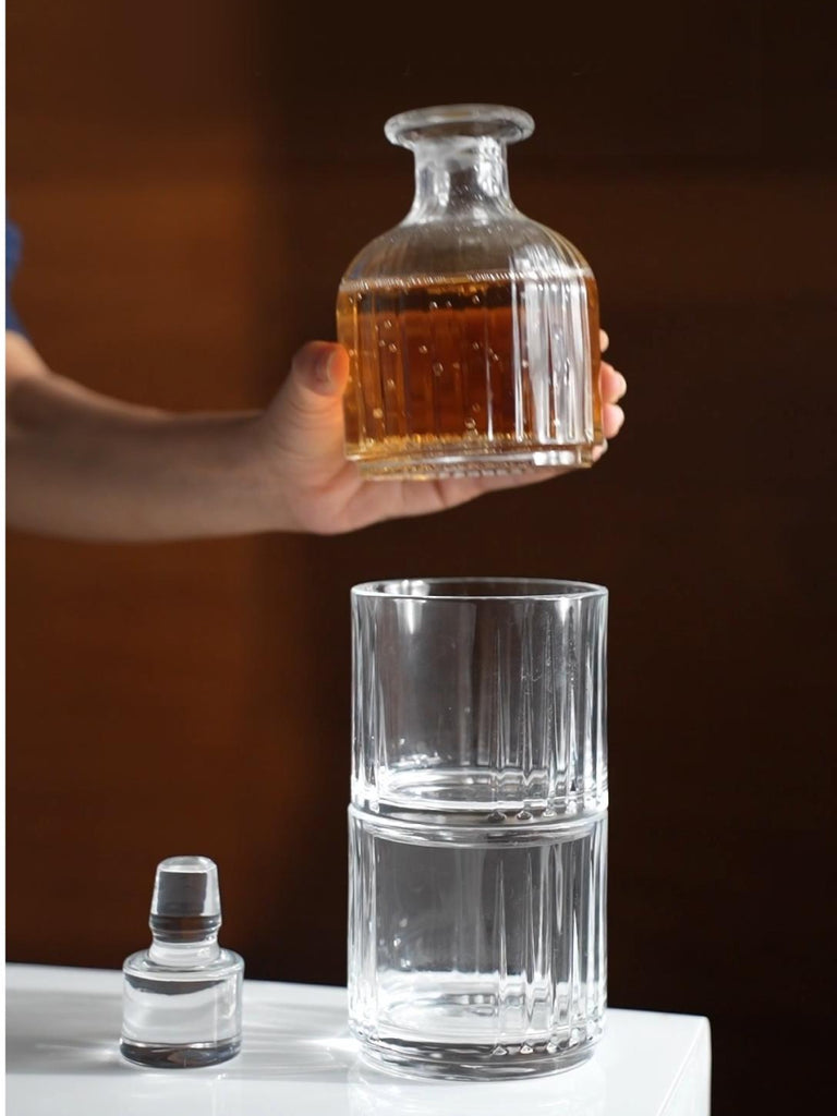 Elements of Piharwa Stackable Decanter and Glass Set