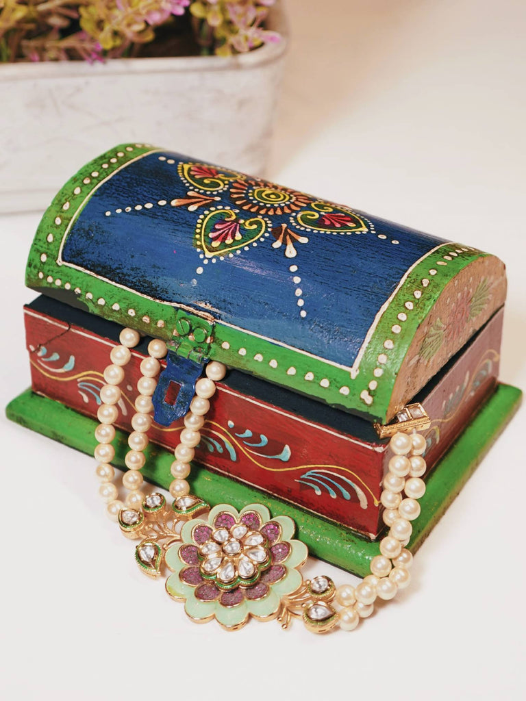 Elements of Piharwa Hand Painted Multipurpose Box