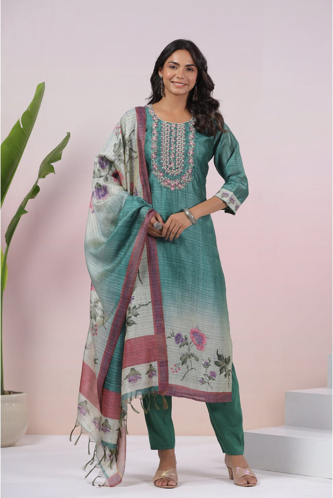 Piharwa Cotton Thread Work Suit