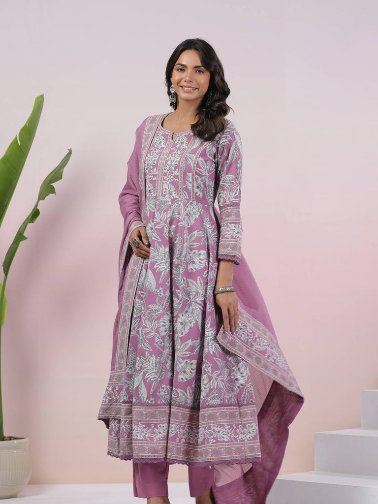 Piharwa Cotton Printed Suit