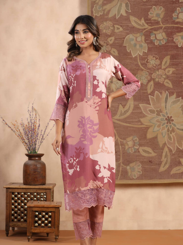 Piharwa Rayon Printed Suit