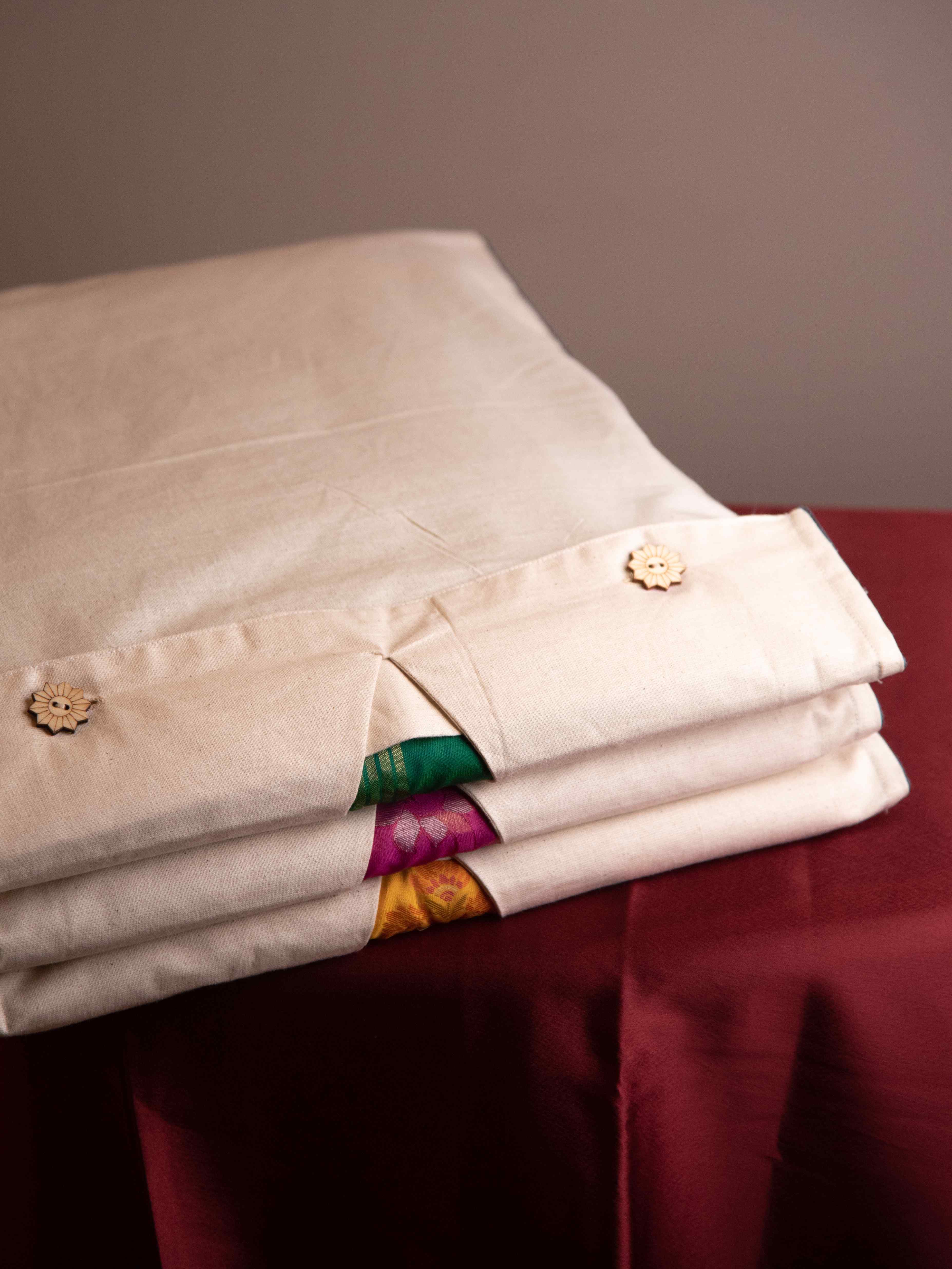 Piharwa Window Saree Wraps (Set of 3)