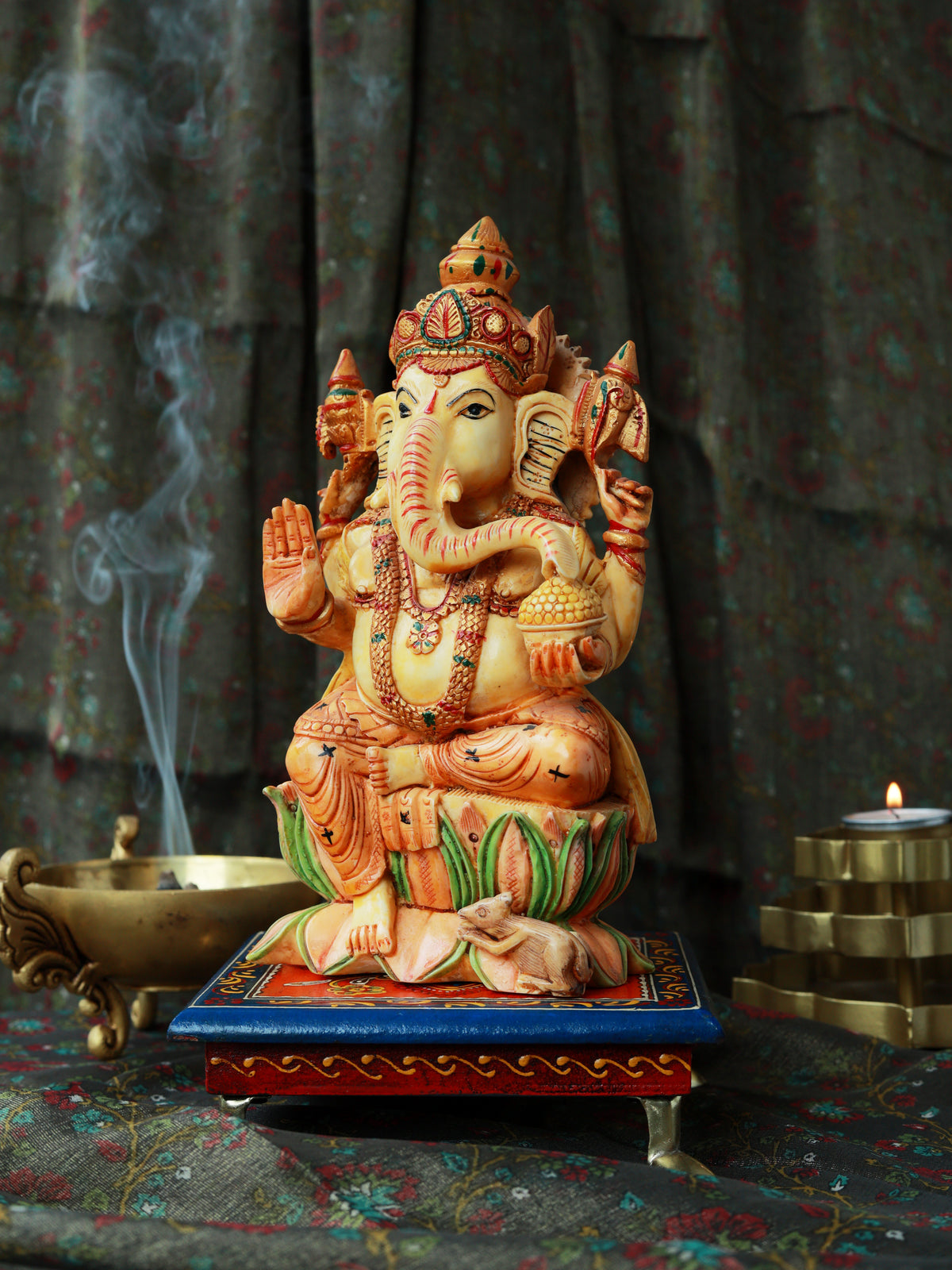 Piharwa Shree Ganesh Clay Idol