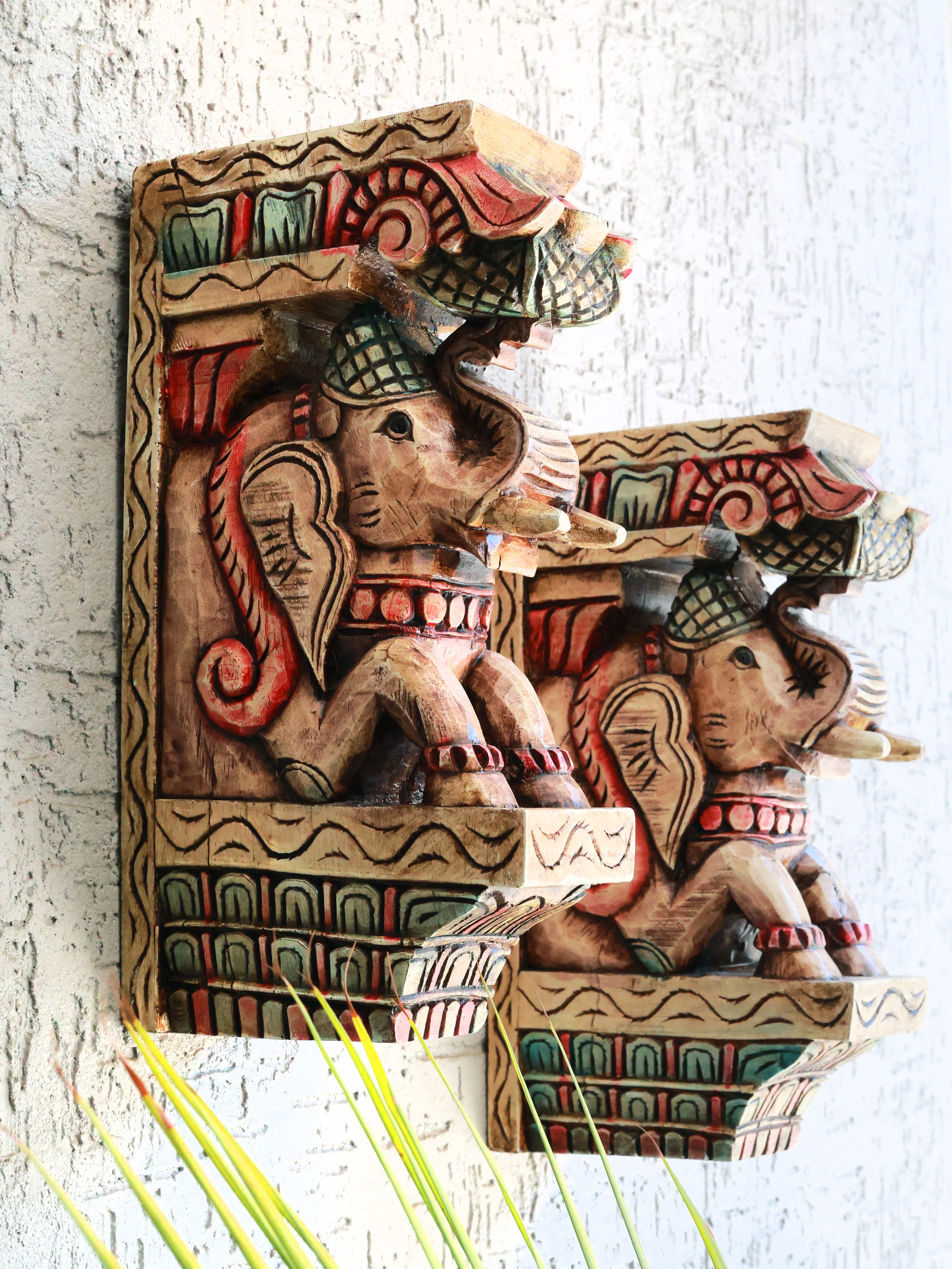 Piharwa Majestic Haveli Elephant Wall Bracket