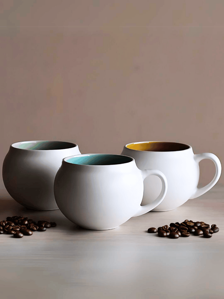 Elements of Piharwa Assorted Colour Mugs (Set of 6)