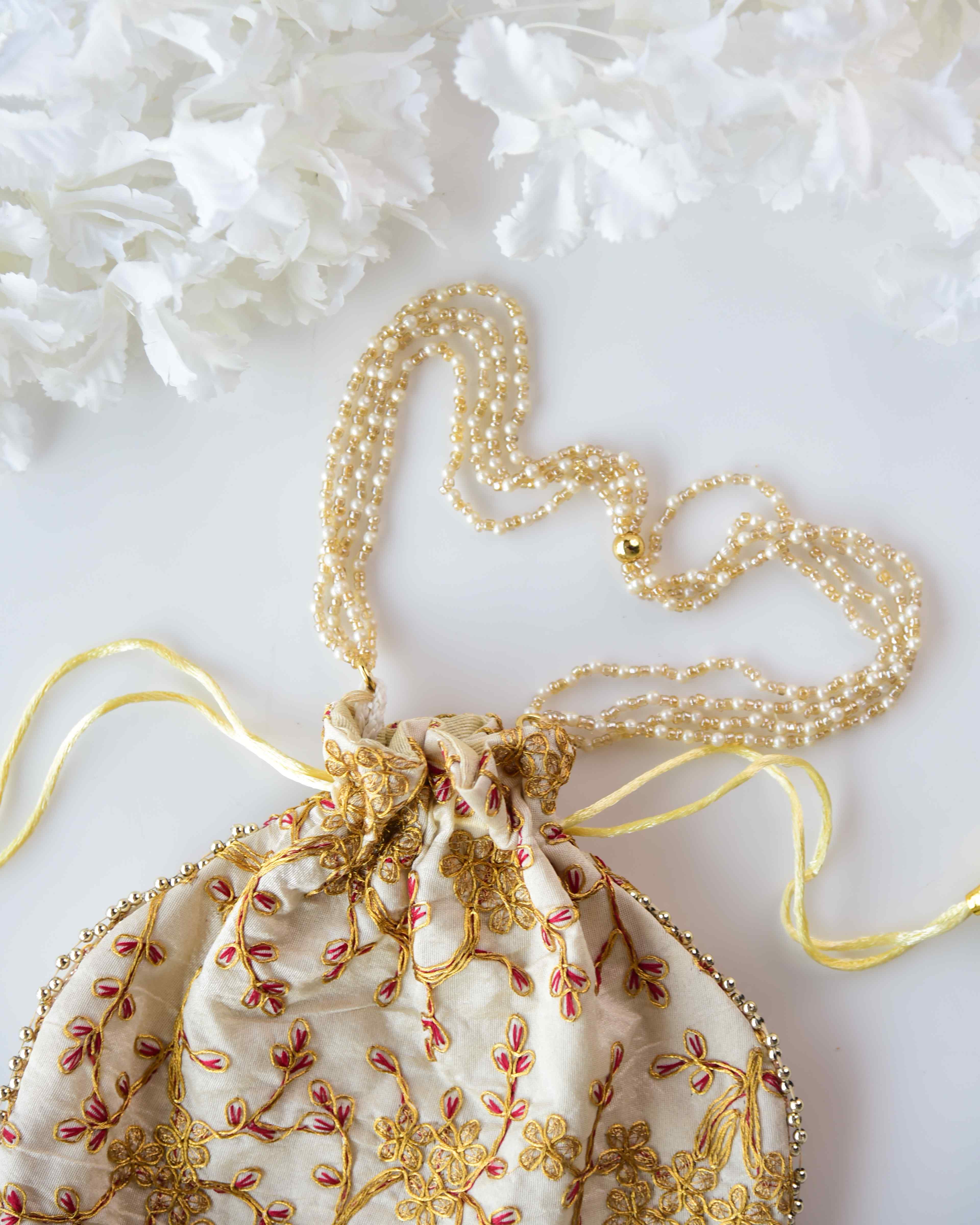 Piharwa Banarasi Silk Potli